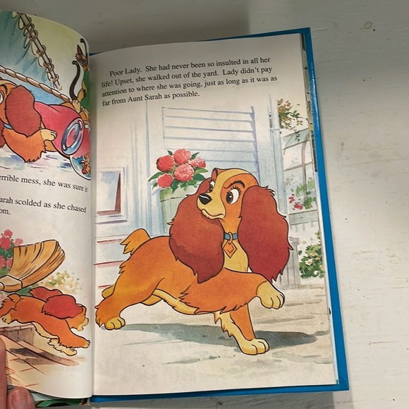 Vintage 1994 Walt Disney’s Wonderful World of Reading Lady and the Tramp book - Picture 8 of 9